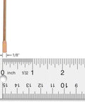 Six Pack Privacy Door Emergency Release Tool Set for Interior Doors with Small Access Hole, shown next to ruler for size reference.