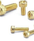 ✝️ SNSS-M3-5-AUS NBK Hex Socket Head Cap Screws - Gold Coating One Screw - Made in Japan, showcasing multiple angles, 1-pack