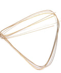 Gold Soldering Wire Set For Jewelry Making - Four Copper Wires In 0.5mm, 0.7mm, 1.0mm, And 1.5mm, Argent Soudure Finish