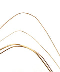 Gold Soldering Wire Set For Jewelry Making - Four copper wires: 0.5mm, 0.7mm, 1.0mm, 1.5mm, easy bend, close-up view