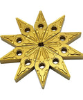 Gold TiN Coated Carbide Inserts Set For MVJNR MVJNL MVVNN Tool Holders VNMG332 VNMG160408 arranged in a star pattern