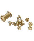HiSpkNix Titanium Screw Set for Benchmade 535 Bugout, 533 Mini Bugout & 537 Bailout with gold pivot and handle components