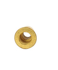 Gold Tone Knurled Rivet Nut Inserts M4 4mm Thread 11mm Length With 8.7mm Flange And 4.7mm Hole front view