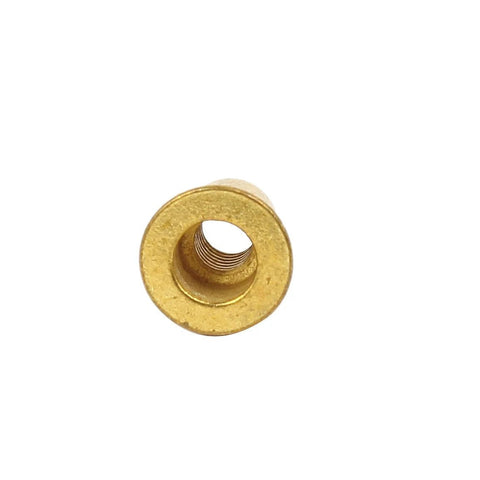 Gold Tone Knurled Rivet Nut Inserts M4 4mm Thread 11mm Length With 8.7mm Flange And 4.7mm Hole front view