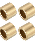 Self-Lubricating Cast Brass Sleeve Bearings 12mm Bore x 16mm OD x 10mm Length Pack of 4 Gold Tone Plain Shaft Bearings