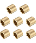 Self Lubricating Cast Brass Sleeve Bearings 6mm Bore 10mm OD 10mm Length Pack Of 8 Gold Tone Plain Shaft Bearings