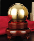 2Pcs Brass Exercise Ball 1.5 Inch Golden Solid Copper Metal Baoding Balls for Hand Therapy Stress Relief, Chinese Kung Fu Massage Acupressure Tool