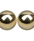 2Pcs Brass Exercise Ball 1.5 Inch Golden Solid Copper Metal Baoding Balls for Hand Therapy Stress Relief, Chinese Kung Fu Massage