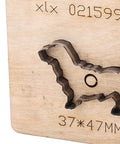 Golden Retriever Dog Shape Cutting Die For Leather And More High Density Alloy Steel Punch Cut Mold for DIY Projects