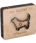 Golden Retriever Dog Shape Cutting Die For Leather And More High Density Alloy Steel Punch Cut Mold For Cardboard Rubber Plastic Clay Wood Fabric For DIYers Craft Projects