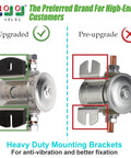 Comparison of 36 Volt EZGO Golf Cart Solenoid Relay Continuous Duty SPNO 4-Terminal Heavy Duty With Resistor And Diode Replacement, upgraded vs pre-upgrade model.