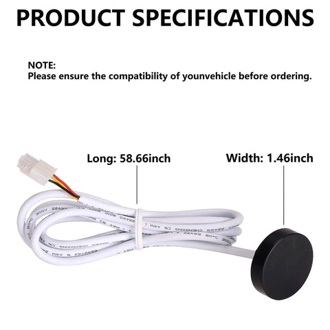 Golf Cart Speed Sensor OEM 73327G01 73327-G01 36V Upgrade Replacement for PDS Electric Golf Carts 2000 And Up dimensions
