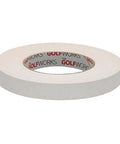 Double Sided Grip Tape For Golf Clubs With Solvent Activated Adhesive, 18mm By 36yd White Roll, Industry Standard For Installing Slip On Rubber