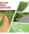 Trail and pathway collage illustrating usability of 13 Inch Flat Free Solid Tire And Wheel For Gorilla Cart Wagon and Wheelbarrow