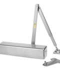 Door Closer, Grade 1 Heavy Duty Commercial Hydraulic Closer, Self-Closing, Adjustable Spring Size 1-6, ADA Compliant, Sprayed Aluminum
