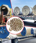 3/8 Inch x 6 FT Grade 70 Binder Chain with Clevis Grab Hooks - G70 Transport Tow Chain - 6,600 Lbs Working Load Limit
