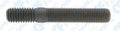 Double End Studs SAE 7/16-20 And 7/16-14, 3 In Length, Grade 8 Steel, Pack Of 10