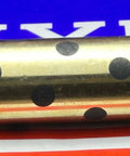 8mm self lubricating Graphite Brass Linear Motion Bearing 8x15x45mm LM8LUU close-up on a VXB backdrop