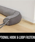 Door Draft Stopper For Bottom Of Doors Fits Gaps Up To 3 Inches, 32-inch gray weather stripping seal under door