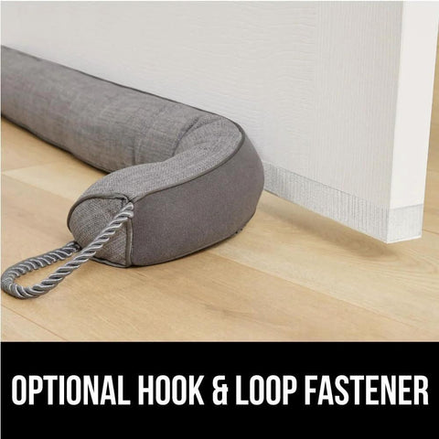 Door Draft Stopper For Bottom Of Doors Fits Gaps Up To 3 Inches, 32-inch gray weather stripping seal under door