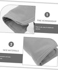 Gray 2-pack door silencer cushion close-up with soft foam protection, illustrating fine workmanship and durable materials.