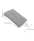 Gray cushion from Experience quiet living with this 2-pack door silencer cushion set that reduces slams in bedrooms, nurseries, and offices; tool-free installation, soft foam protection for doors and walls, durable latch cover for steady, silent closures.