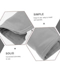 Experience quiet living with this 2-pack door silencer cushion set that reduces slams in bedrooms, nurseries, and offices; soft gray foam pads.