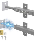 Push To Open Cabinet Hardware Magnetic Push Door Latches Heavy Duty Drawer Opener Gray with electrifying effect, 2 pack