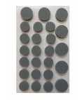 Assorted Round Self Stick Noise Dampening Foam Cabinet Bumpers 100 Pack Gray For Quiet Closures And Surface Protection