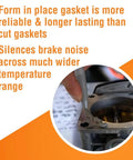 Application of Ultra Gray Rigid High Torque RTV Silicone Gasket Maker 13 Oz Pack Of 6 Engine Sealant for valve covers
