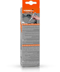 Gasket Maker RTV Silicone Sealant For Oil And Coolants Sensor Safe Non Corrosive High Flexibility Great For Old School Beater Rides And Domestic Cars 3.5 Oz Gray packaging showing application on gasket