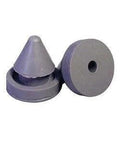 Heavy Duty Rubber Door Silencer Cushions 1/2 Inch Diameter By 1/2 Inch Tall For Metal And Wood Doors, 15 Pack, Gray