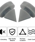 50 pcs rubber door silencers for metal door frames half inch diameter anti collision silencers prevent door slams
