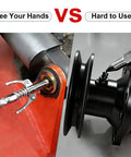 All In One Grease Gun Coupler Kit With 60 Grease Fittings for hands-free greasing vs difficult use comparison image