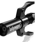 Heavy Duty Grease Gun Coupler With Leakproof Quick Lock Release, 10,000 PSI High Pressure, featuring dual handle design.