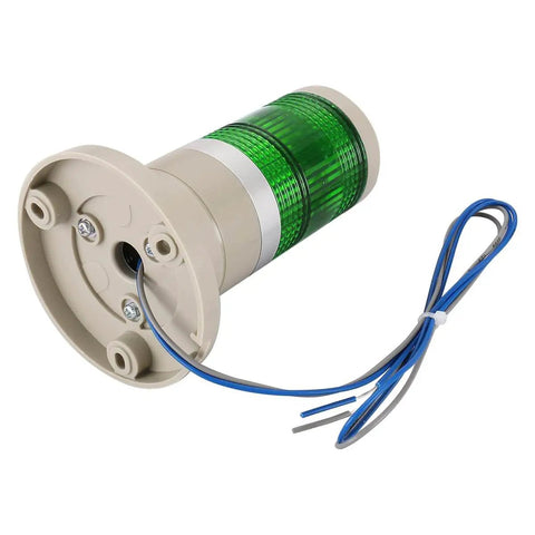 Green 24 V DC LED Industrial Signal Light Tower Lamp LTP 502T For Continuous All Round Warning With Direct Mount, side view