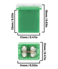 Six Pack 40A Square Auto Fuses For SUVs Cars Trucks Boats Beefed Up Low Profile Box Style Fuses With Time Delay Copper Alloy
