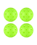 4 pcs Pickleball Balls,40 Holes Indoor Pickleball balls,8mm Precision Drilled-Spaced Pickle ball Set-Professional Plastic Ball for Pickleballs Paddles