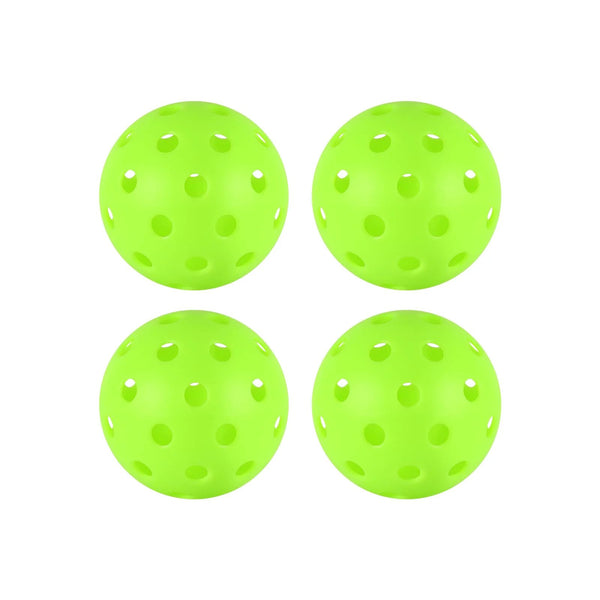 Indoor Outdoor Pickleball Balls - 4-Pack, Green | Buy ✓