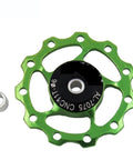 Pulley Bicycle Aluminum Guide Wheel Rear Derailleur Metal Bearing Guide Piece Mountain Road Bike Accessories Pulley Bearing