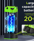 Close-up of 2700 Lumen Camping Emergency Light With 12000mAh Built In Power Bank, Telescopic Tripod Stand.