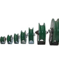 Pulley,Pulley Wheel, 2pc Cast Iron Directional Sheave,Track Wheel,Double Bearing,for Round Tube, Industrial Machines,Sliding Door,Rolling Gates,Wire Rope Rails(74mm), various sizes