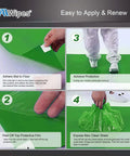 Sticky Mat Adhesive Pads For Cleanrooms 24 By 36 Inches 5 Pack With 30 Sheets Per Pack Total 150 Sheets Green Cleanroom Floor Mats for Shoes Dirt Removal in Labs Hospitals and Construction