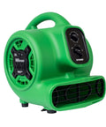 Compact Mighty Air Mover With One Quarter HP Motor Delivers 925 CFM For Fast Surface Drying Of Carpets Floors Furniture And Walls Stackable With Daisy Chain For Water Damage Restoration Janitorial Plumbing And Home Use Green