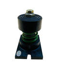 Cup Spring Mount Isolator Pack Of 4 For Vibration Isolation With 1 Inch Deflection, 220 Lb Per Cup Capacity, neoprene base