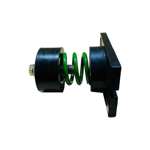 Side view of Cup Spring Mount Isolator Pack Of 4 For Vibration Isolation With 1 Inch Deflection, 220 Lb Per Cup Capacity, Green Color Code