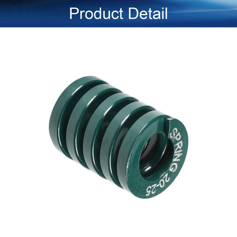 2Pcs Green 3D Printer Die Spring Set 20mm Outer Diameter 10mm Inner 25mm Length Beefy Load Steel Spiral Springs