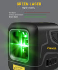 Pocket Green Laser Level D2 100 Ft Self Leveling Cross Line Laser With 360 Degree Rotation Type C Rechargeable Magnetic Bracket