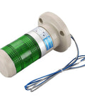 Green LED Industrial Signal Light Tower For 220 VAC Continuous Warning Direct Mount All Round LED Indicator 80x124mm Base
