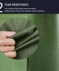 Close-up of tear-resistant green heavy duty mesh tarp demonstrating durability for outdoor use.